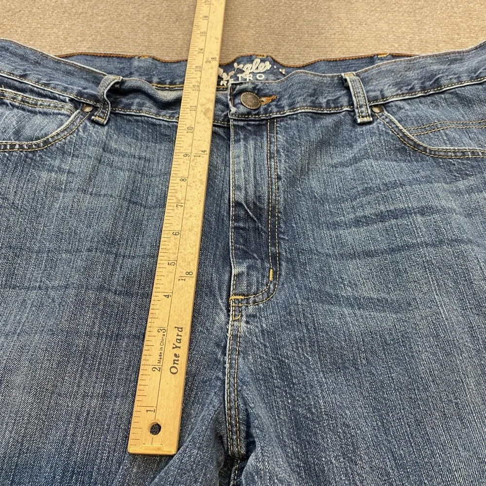 Wrangler Jeans Mens 40x32 Blue Retro Boot Bootcut Stretch Denim 5-Pocket Western